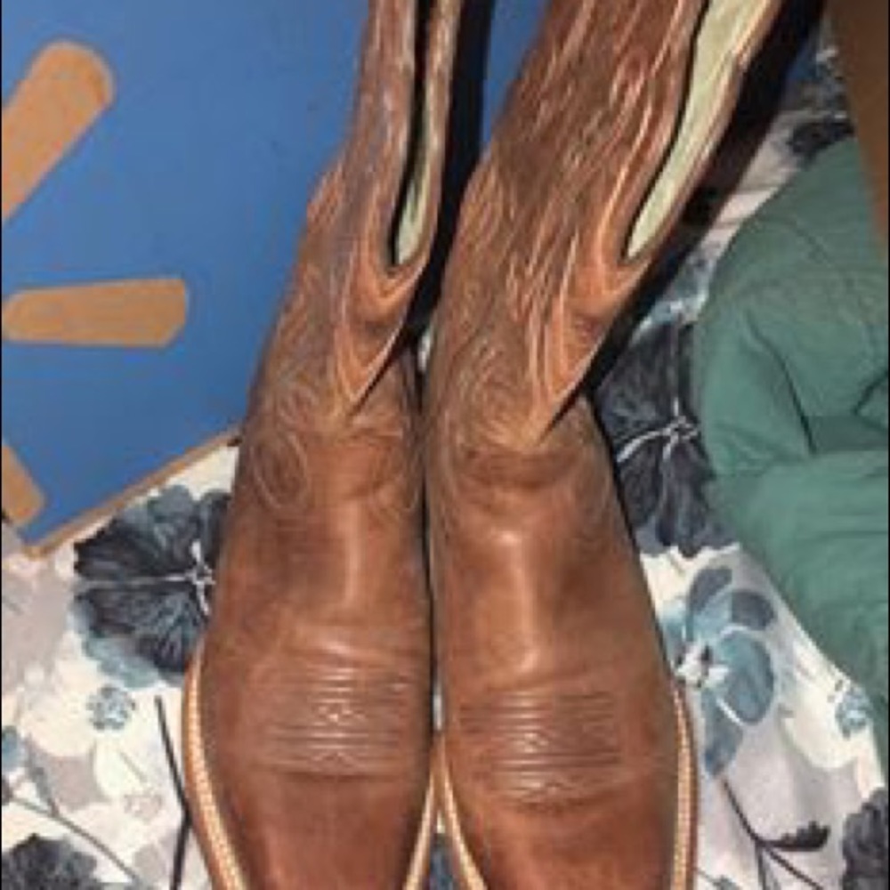 Cowboy boots.